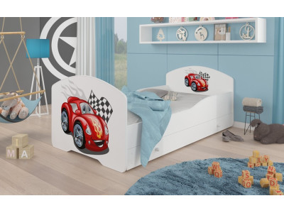 Bed Pepe Car Zigzag 80x160