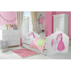Bed Princess with horse 80x160