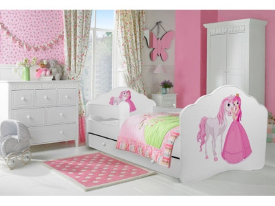 Bed Princess with horse 80x160