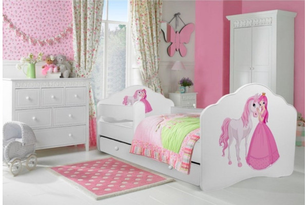 Bed Princess with horse 80x160
